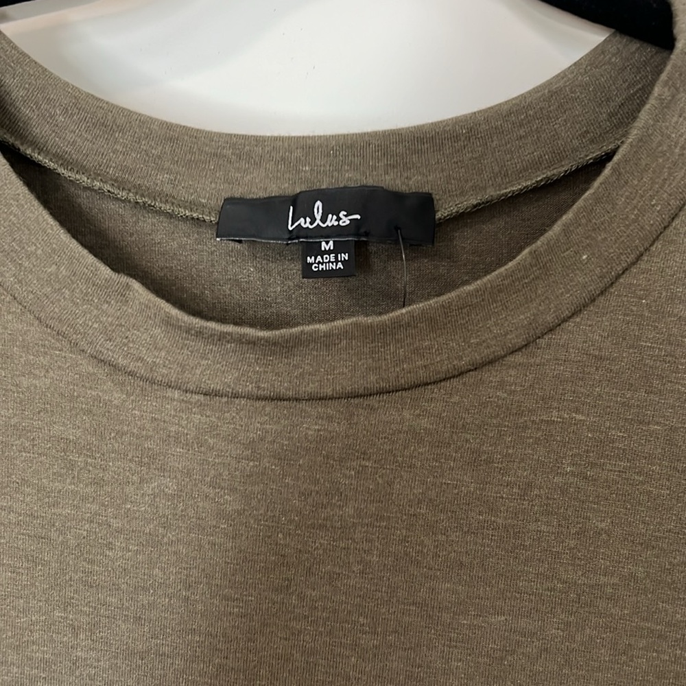 Lulus Ruffle Shirt Dress - Picture 3 of 8